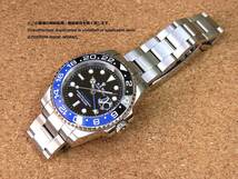 ☆RXW UTC-MASTER GMT／BLACK & BLUE CERAMIC-BEZEL！THE BATMAN！_画像8