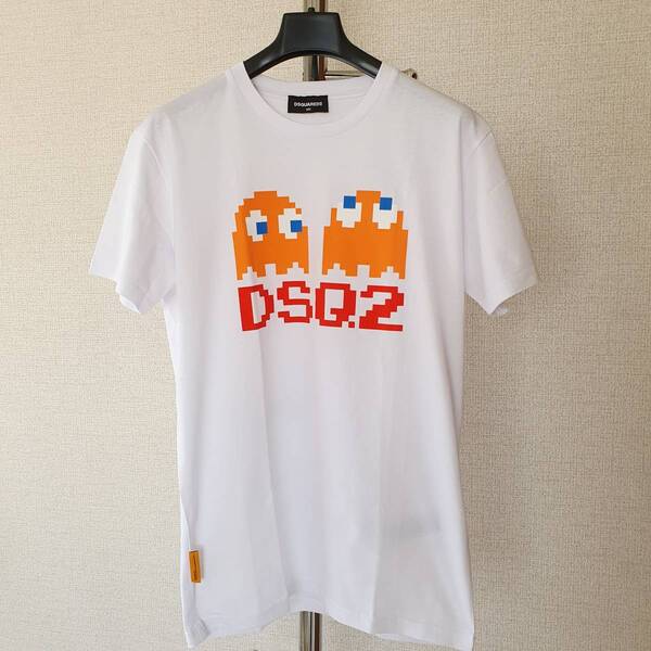 【新品・未使用】DSQUARED2 KIDS x Pac-man コットンTシャツ ホワイト 14Y DQ2165D00MV
