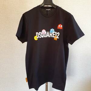 【新品・未使用】DSQUARED2 KIDS x Pac-man コットンTシャツ　ブラック　16Y　DQ2166D00MV