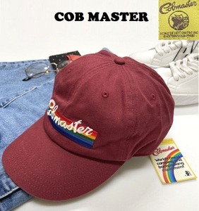 未使用品 COB MASTER ワイン レインボーダッドキャップ メンズ レディース カジュアル アウトドア キャンプ タグ 刺繍 ロゴ コブマスター