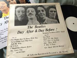 ■OG シリーズ　DAY AFTER DAY BEFORE 初版のみ存在　懐かしい名作！ おまけ資料　 LET IT BE ルーフトップ　サントラ盤　Beatles