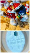 90' vintage M&M's Mini Dispenser PVC Holiday ×9◆ビンテージエム&エムズミニディスペンサークリスマススポーツフィギュアセット◆BMX_画像7