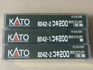 1円〜 実動品 KATO Nゲージ コキ200 3両セット Kライン海上コンテナ 