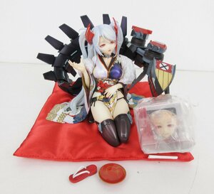 【現状品/箱無し】コトブキヤ アズールレーン プリンツオイゲン （百花繚乱ver.） 1/7スケール PVC製 塗装済み完成品フィギュア【T-1570】