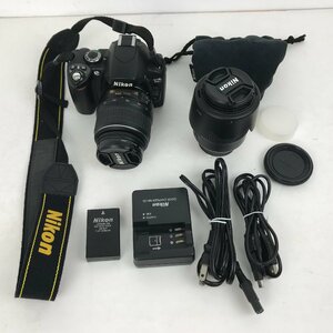 【動作品・破損あり】Nikon ニコン D40 デジタル一眼レフカメラ NIKKOR AF-S 18-55pmm　【家電-276】