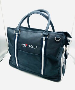  удар цена![ Athlete ожидание модель!][23 район GOLFnijuu thank Golf / вышивка Logo ] Golf сумка "Boston bag"! темный темно-синий /Y12
