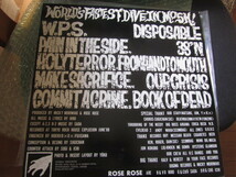 KILL YOUR BRAIN ROSE ROSE ローズローズ　DOGMA 1988　PUNK ROCK ジャパメタ　歌詞カードあります_画像3