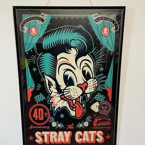 ストレイキャッツ ポスター ブライアンセッツァー ロカビリー stray cats brian setzer 50s ビンテージ インテリアの画像7