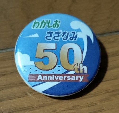 缶バッジ　わかしお　さざなみ　50th　鉄道　電車