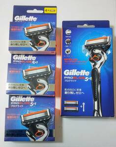 [Gillette PROGLIDE5+1][ razor 2 piece attaching holder holder ].[ razor 4 piece entering ]×3 set { new goods unused goods }