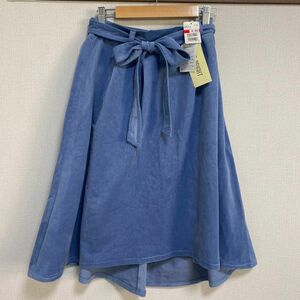 【パシオス】M 新品未使用　ボトム　スカート　ベロアスカート