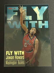 NBA 96-97 HOOPS FLY WITH #2 Juwan Howard