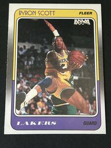 NBA 88-89 FLEER #68 Byron Scott　※コンディション注意