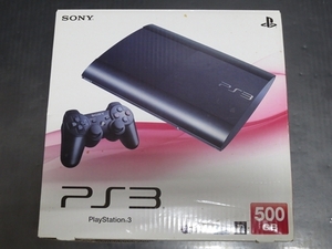 ■【ジャンク】PlayStation 3 チャコール・ブラック 500GB CECH-4200C【欠品/難有】