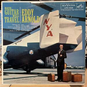 【US盤Org.深溝Mono】Eddy Arnold Have Guitar Will Travel (1959) RCA Victor LPM-1928 美品