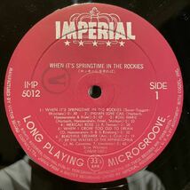 【国内盤ペラジャケ】Slim Whitman Slim Whitman Sings Imperial IMP5012 盤ほぼ新品_画像3
