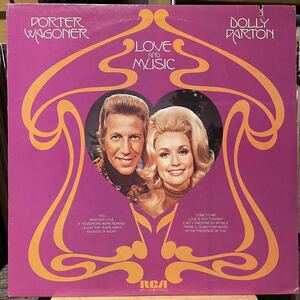 【US盤Org.】Porter Wagoner And Dolly Parton Love And Music (1973) RCA Victor APL1-0248
