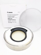 ★極上美品★ CANON DROP-IN CLEAR FILTER A キヤノン ドロップインクリアフィルターA #101123 #33 #50_画像1