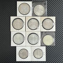 オーストリア 100シリング銀貨x2枚 50シリング銀貨x6枚 25シリング銀貨x2枚 合計10枚 銀貨 まとめて オーストリ－ 銀貨_画像4