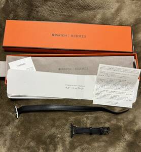 中古品　Apple Watch Herms ドゥブルトゥール 《アトラージュ》 41 mm　ブラック　中古