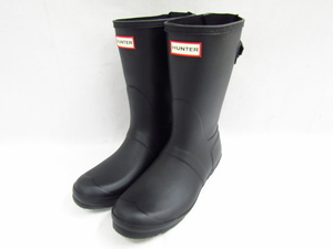 HUNTER Hunter boots boots rain boots black WFS1013RMA Raver black 25.0cm #13114