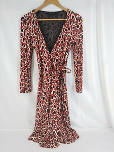 GUCCI Gucci long height kashu cool One-piece rayon 100% S total pattern 355356 X5433