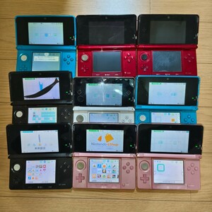 Nintendo 3DS まとめ 任天堂 現状品 卸等 1円スタート キズ ヨゴレ まとめ セット 複数台 起動OK個体有り ジャンク まとめ 9台