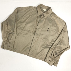 ko0224/15/67 1円～ ジエダ JIEDA トレンチシャツ TRENCH SHIRT 比翼ボタン カーキ JIE-20S-SH01 サイズ1(S目安)