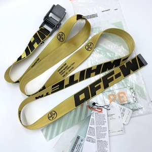 ko0224/21/83 1円～ オフホワイト 2.0 インダストリアル ベルト OFF-WHITE 2.0 INDUSTRIAL BELT YELLOW BLACK OMRB034S20F420416010