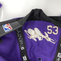 ko0215/09/74 未使用 ニューエラ NEW ERA キャップ 9TWENTY ロサンゼルス・レイカーズ NBA LOS ANGELS LAKERS LeBron James #23 パープル_画像8