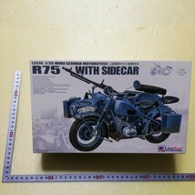 ☆地　1/35 Lion Roar R75 サイドカー付き　エッチングパーツ付き　トレーラー付き　未組立 　_画像1