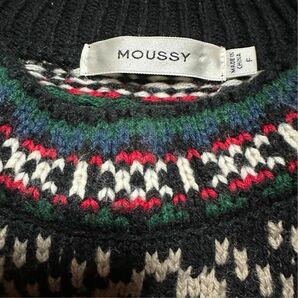 JAQUARD AND CABLE ニット　マウジーMOUSSY