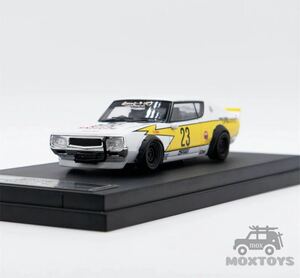 1/64スケール GT-R GEN.2、KPGC110、IBWKズーム -SKYLINEダイキャストモデルカー(Flash)