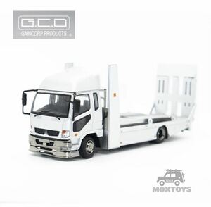 1/64スケール GCD FUSO fighter MK2 FK 2017アウタグラガーズドダブルデッキ、牽引シルバーRDダイキャストモデルカー