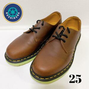 【美品】Dr.Martens 3ホールシューズ 25 本革 ブラウン 1461