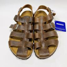 未使用BIRKEN STOCK Zadar 27 グルカサンダル オイルドレザー_画像2