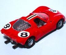 POLITOYS 1970 ポリトイズM M-11 アルファロメオ ティーポ33 ベルリネッタ ストラダーレ 赤 レッド ケース無し ALFA-ROMEO Tipo33 Stradale_画像4