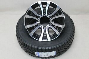 中古 カムロード専用 アルミ トラベラー 15インチ 6.5J +25 139.7 6穴 新品タイヤ付き 215/70R15CP ミシュラン キャンピングカー