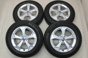 美品 アウディ Q3 F3系 純正 5アーム セカーレデザイン 17インチ ミシュラン X-ICE SNOW 215/65R17 2021年 中古スタッドレス 中古ホイール