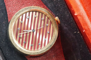 セイコー/Seiko　腕時計W8　bella　ベラ　未使用　手巻き　元箱　ストライプ　ビンテージ　アンティーク