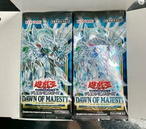 未開封 遊戯王 DAWN OF MAJESTY ドーンオブマジェスティ バラ パック *デスピアの導化アルベル、ミューゼシア、ヴィマナ ①