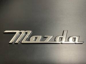 【金属製】マツダ レトロ(筆記体)エンブレム ロードスター CX-3CX-5CX-8CX-30RX-7RX-8 アクセラ アテンザ キャロル デミオ ファミリア