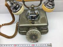 MK-21 ダイヤル式電話機　DK-601 1975年製　アンティーク　昭和レトロ　動作未確認　中古品_画像10