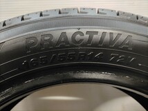 ◆M-347◆165/55R14 ヨコハマ PRACTIVA 21年製 中古夏タイヤ4本セット ワゴンR スティングレー ルークス ek ムーヴ アルトなど_画像9