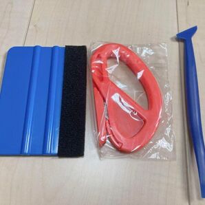 カーラップビニールフィルムツール スキージーカッター 貼り付け 自動車整備