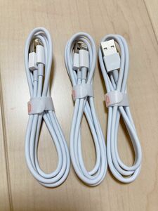 ライトニングケーブル　USB タイプA 充電器　iPhone 1m 3本