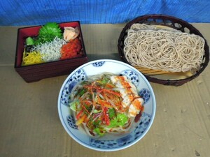 ●⑥まとめ　食品サンプル　３点セット　蕎麦　しらす丼※ジャンク■８０