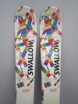 ★169）子供スキー・SWALLOW 「SNOW PUZZLE 雪・花」110cm/LOOK Kt4[解放値0.75-4.5]■140_画像3
