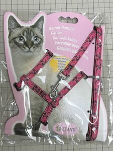  розовый * кошка для легкий Harness шлейка XS S красочный рисунок модный простой симпатичный маленький размер собака . собака домашнее животное ... мелкие животные 