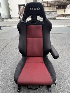 RECARO レカロシート SR-7F GK100 A/R BK/RED 運転席側　ウルトラローポジレール　セット